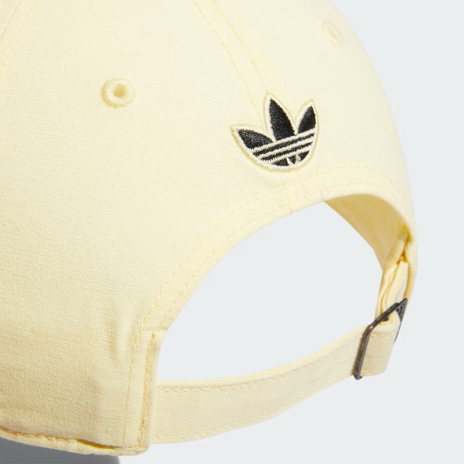Adidas Originals Script Embroidery Strap-back Women’s Hat Yellow Black New