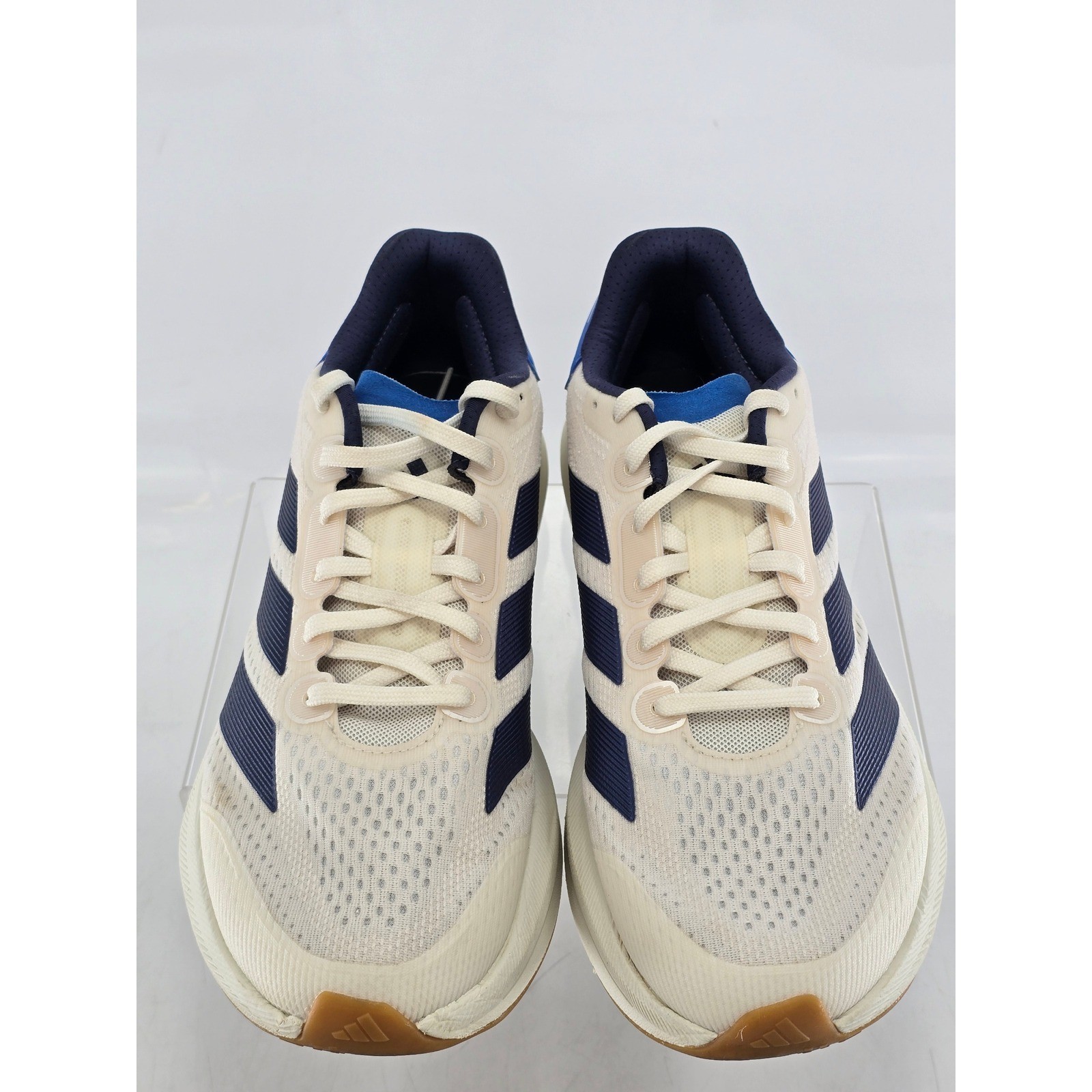Adidas Duramo Speed 2 Running Shoes Mens 9.5 White Blue JP9223 – Excellent