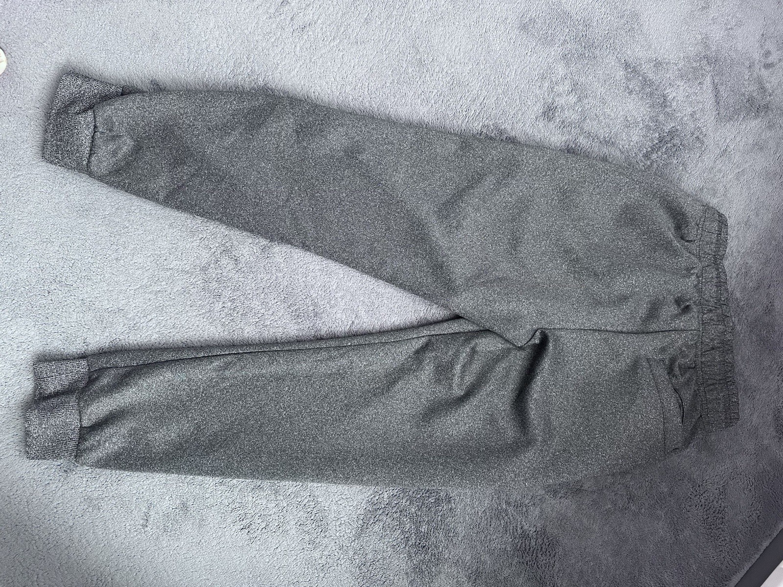 ZeroXposur Boys Gray Jogger Pants M (10-12) Elastic Waist Drawstring Zip Pocket