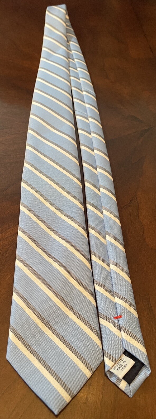 Izod Blue 100% Polyester Men’s Neck Tie Made In China