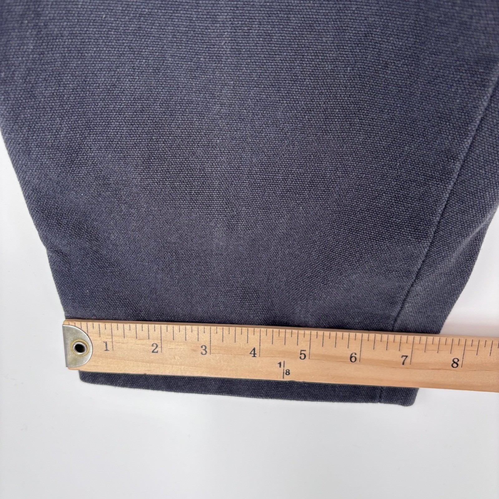 3.1 Phillip Lim Canvas Pleated Tapered Pants Womens 32 Dark Gray Cotton Chino