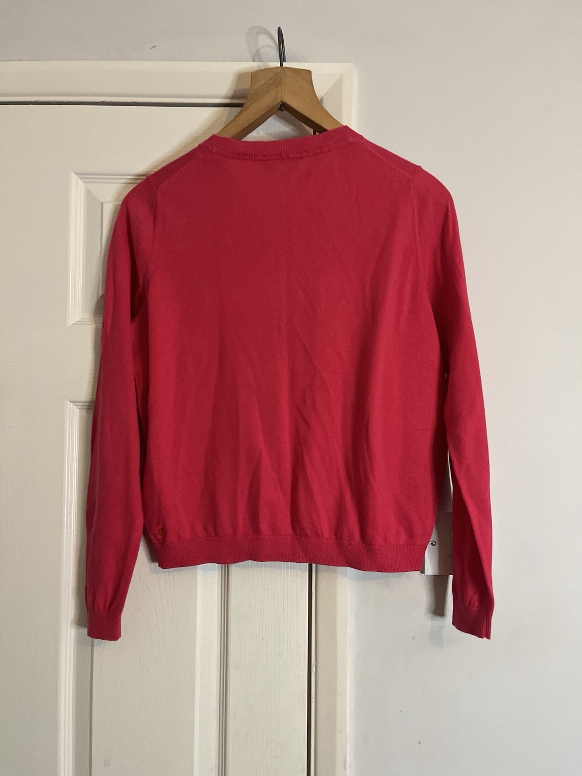 Joules Skye Raspberry Soft Button Up Cardigan Size 12