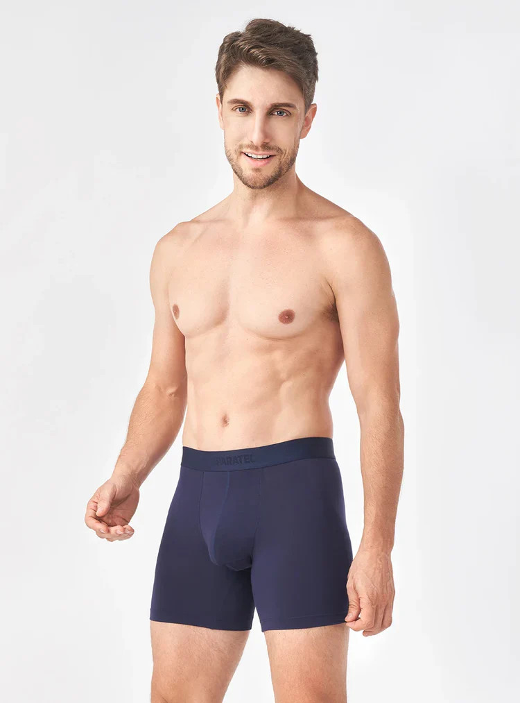 6-Pack Separatec Men’s Bamboo Rayon Boxer Briefs Breathable Dual Pouch Underwear