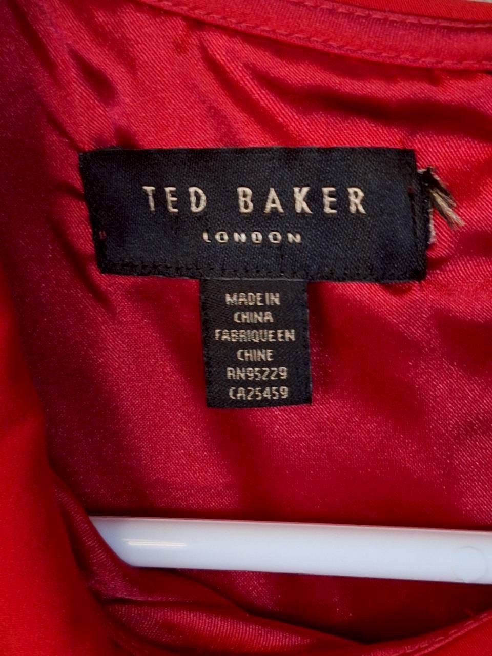 Ted Baker Ameera Lace Dress Red size 2