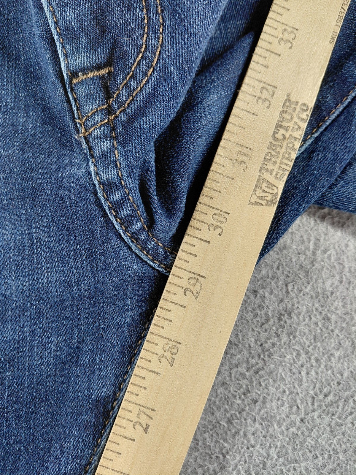 Mavi Men’s Jeans Size 33×30 Blue Jake Slim Straight Leg Stretch Mid 29″ Denim