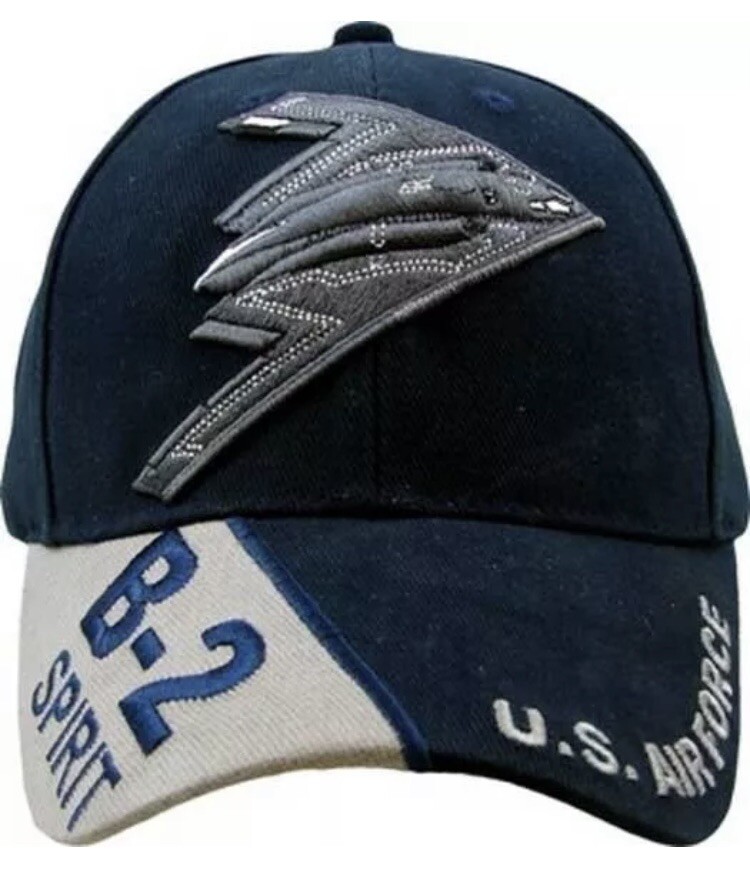 Air Force B2 Spirit 5 Blue Adjustable Cap One Size fit Most