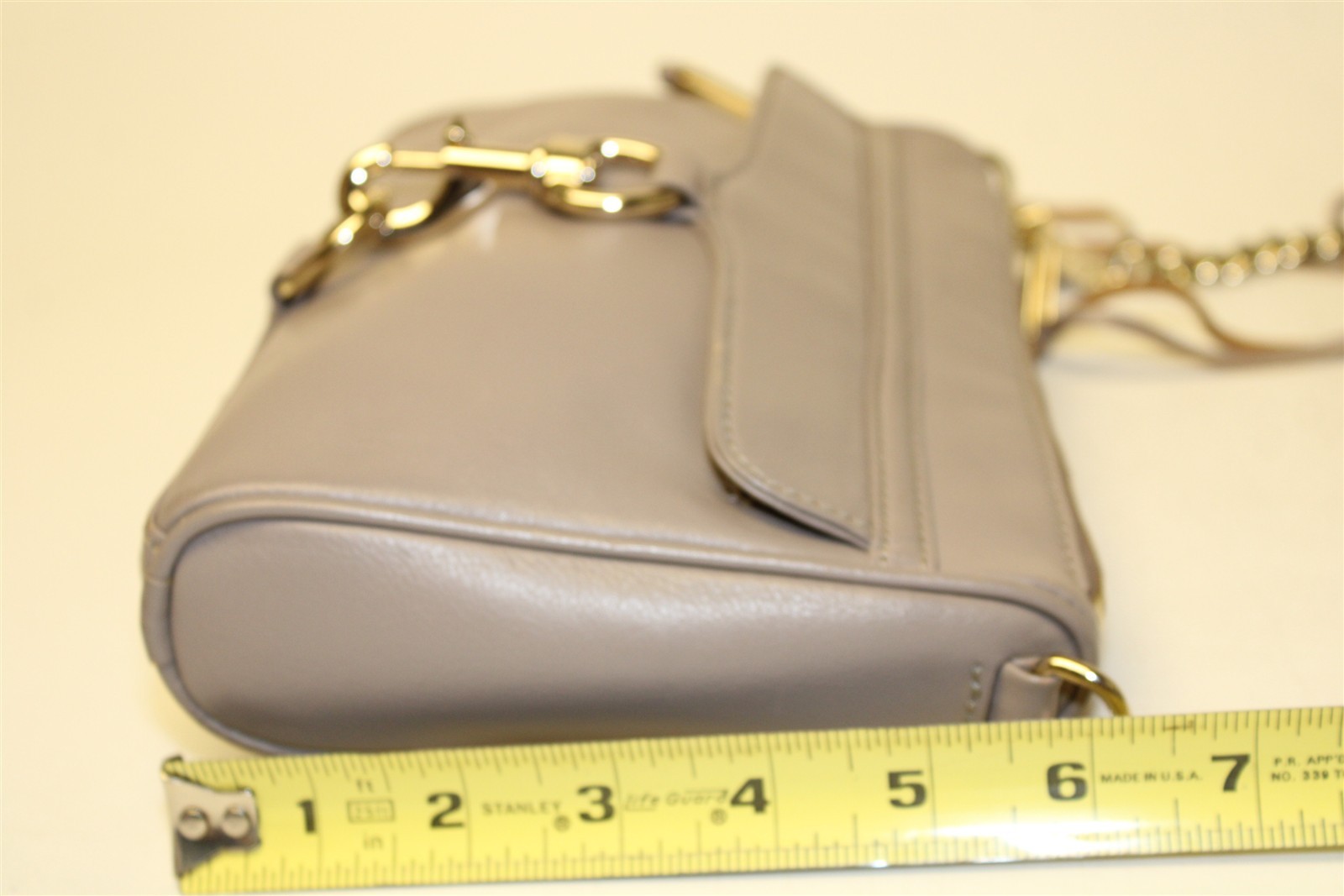 Rebecca Minkoff Mini MAC Convertible Crossbody Bag Leather Shoulder Satchel