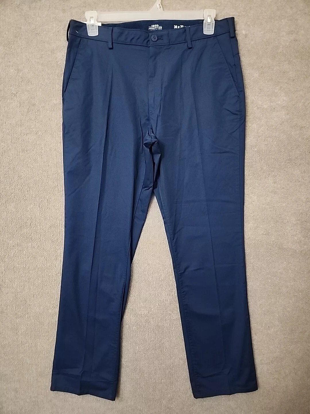 IZOD Sportflex Max Straight Fit Chino Pant Mens Cadet Navy Performance Variety