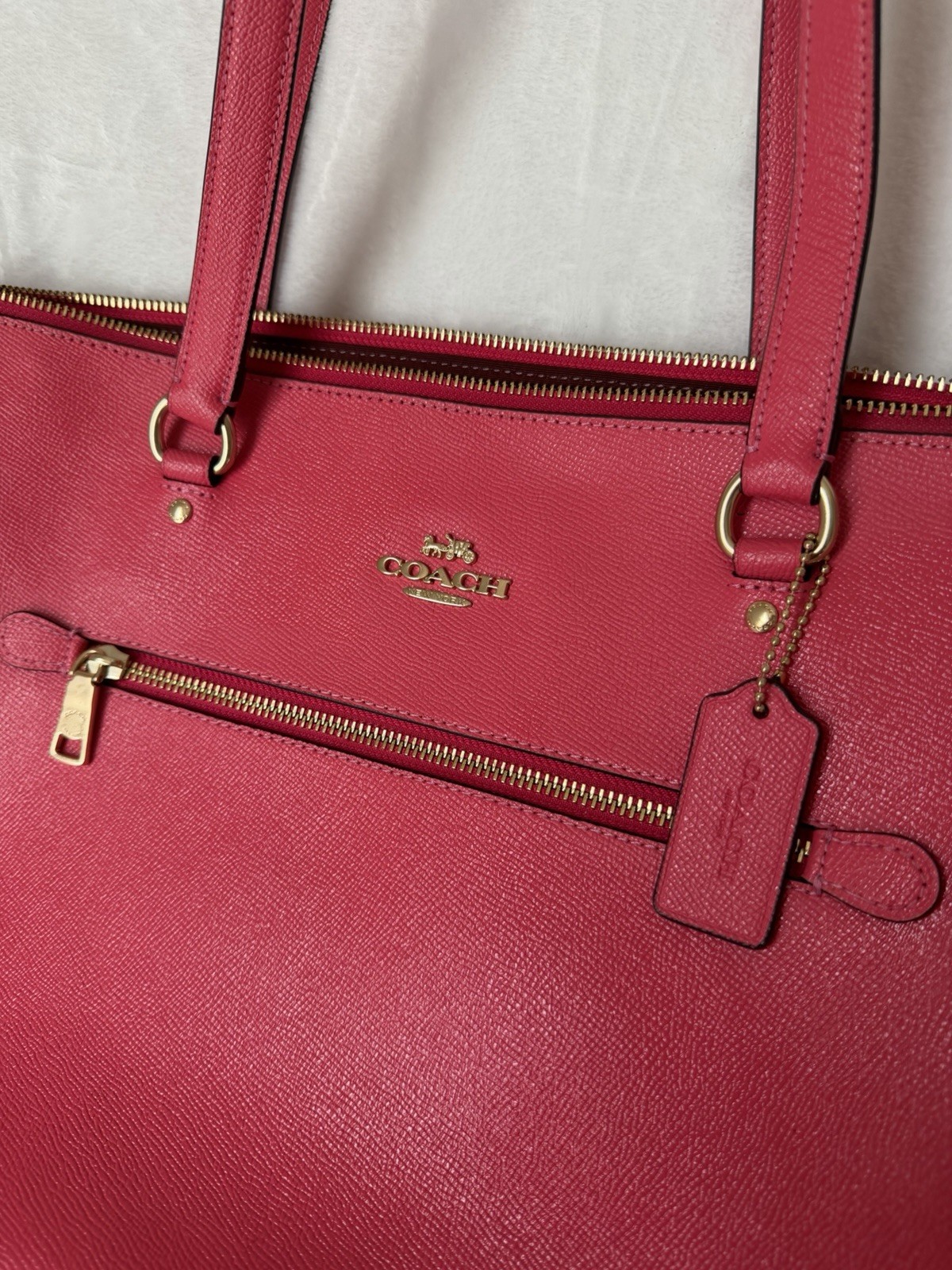 COACH F79608 Gallery Tote Bag PVC Ladies Used