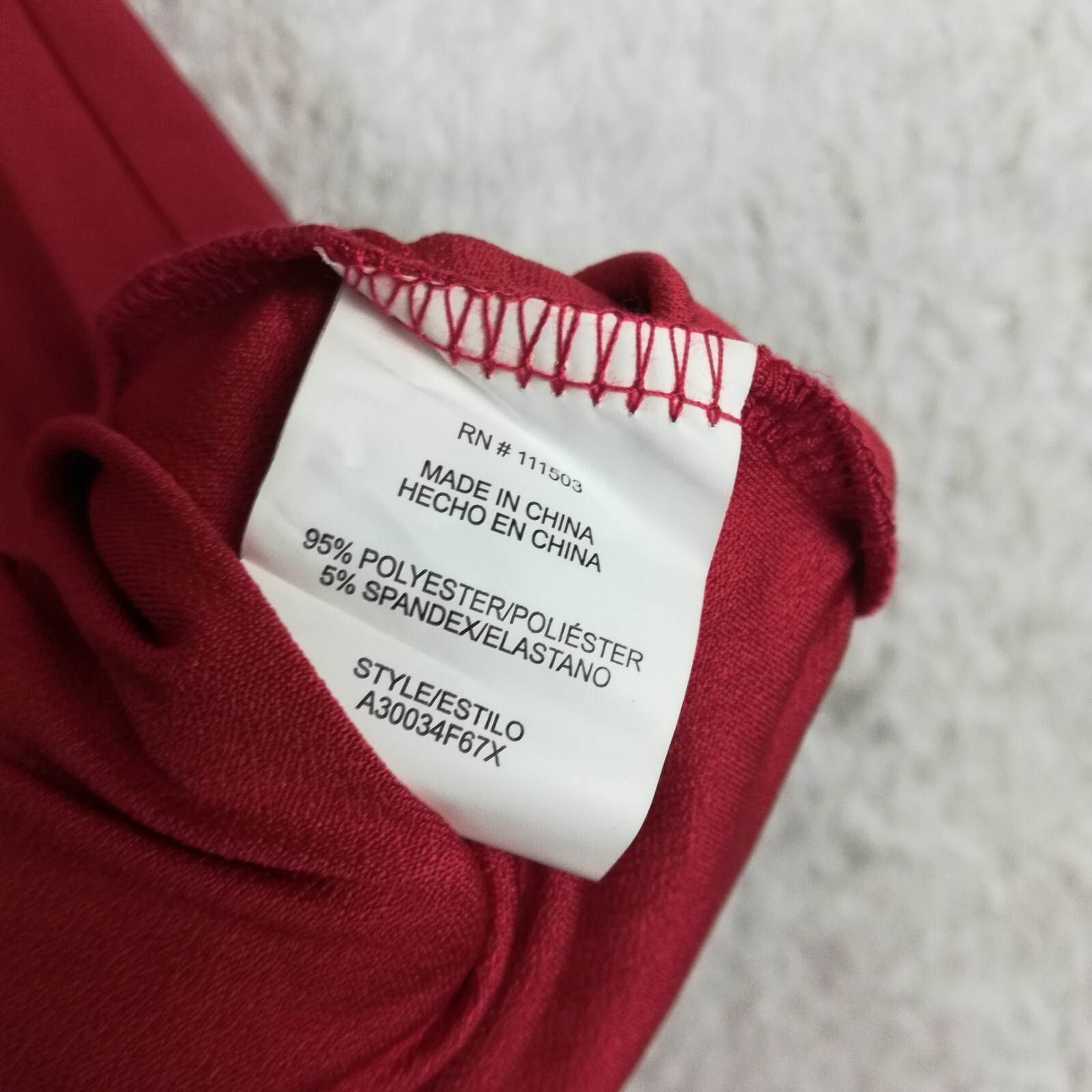 A. U. W. Womens Dress Fit & Flare Red Tiered Above Knee Short Sleeve Plus 1X New