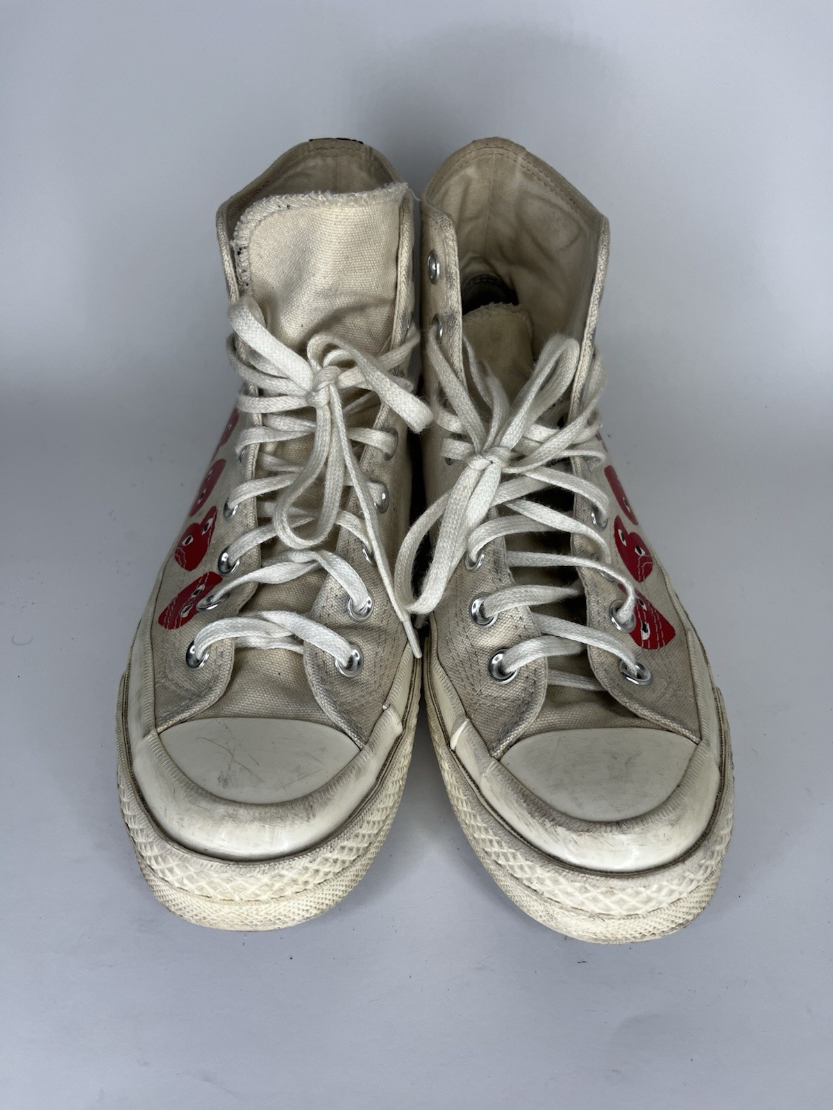 Converse Comme des Garçons Play x Chuck 70 Top High Multi Heart Men Size 40 US 7