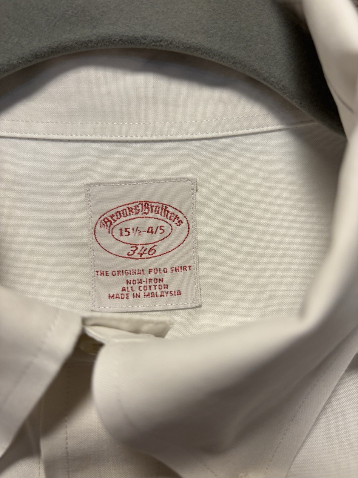 Brooks Brothers Men’sThe Original Polo Shirt Non -IRON 15 1/2 – 4/5 Button Down