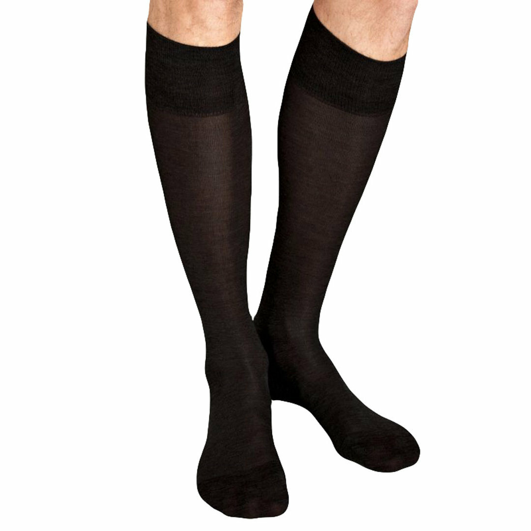 Calza lunga gambaletto Uomo Cotone Filo Scozia. Elegante Un paio 663L