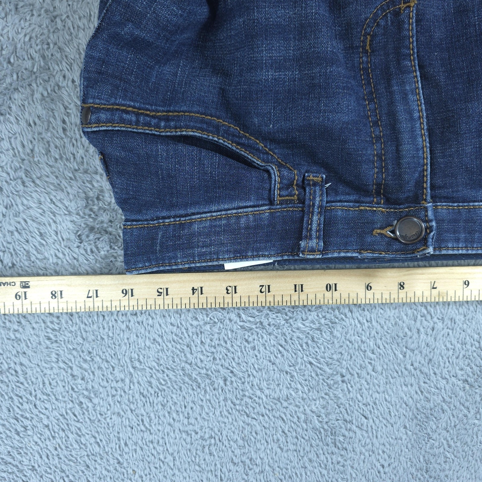 Wrangler Willow Riding Jeans Womens 11 X 34 Blue Medium Wash Bootcut Stretch
