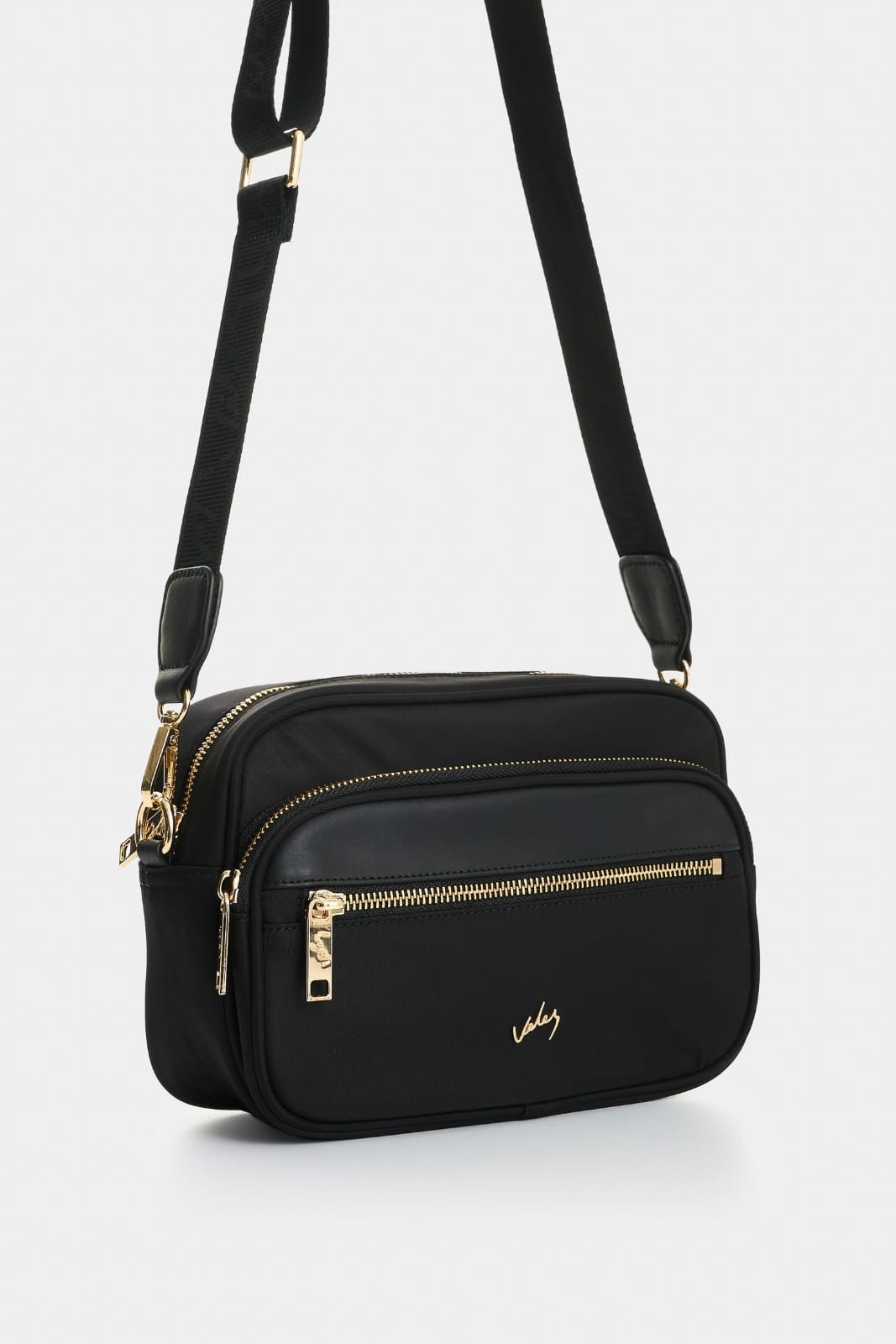 Vélez Manos Libres Camelia Black Crossbody Bag