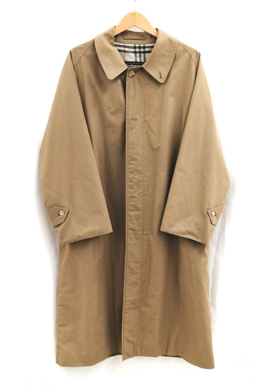 BURBERRYS One Sleeve 80s Long Coat Made in Spain Nova Check Used