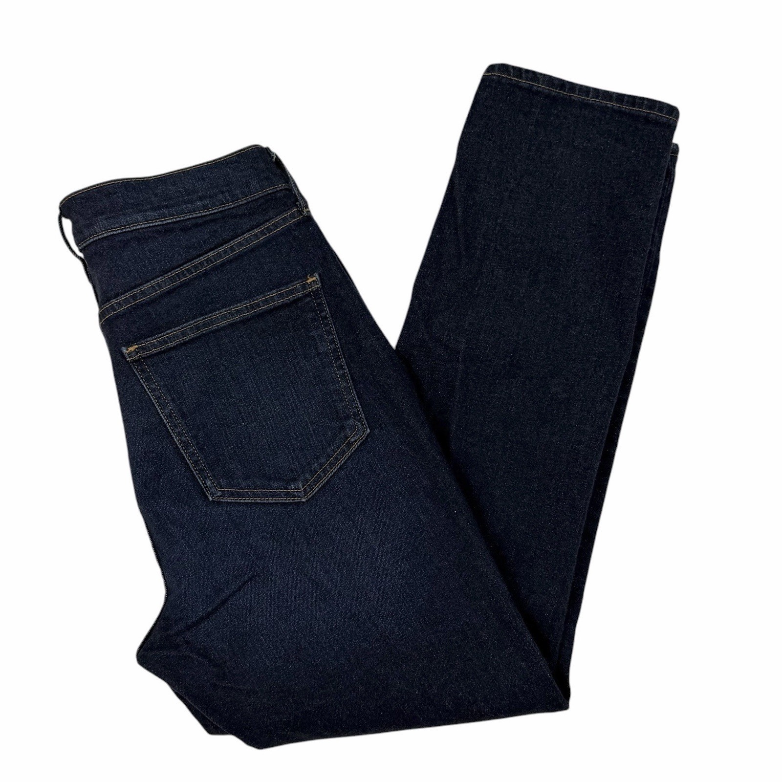 GAP Vintage Slim Ankle Jeans Size 30/10 High Rise Waist Denim Deep Rinse Indigo