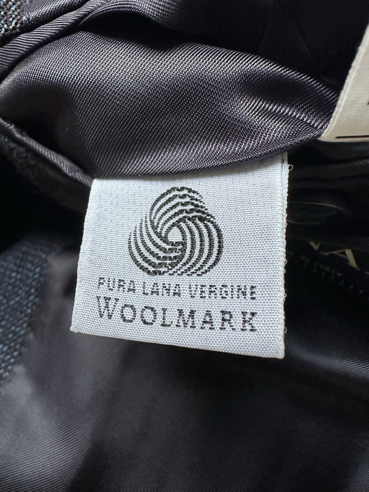 CANALI Italy Pure Virgin Wool Blazer 54 44 R Navy Charcoal Micro Check Bemberg