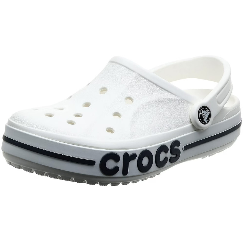 Crocs Unisex Bayaband Clog – White/Navy