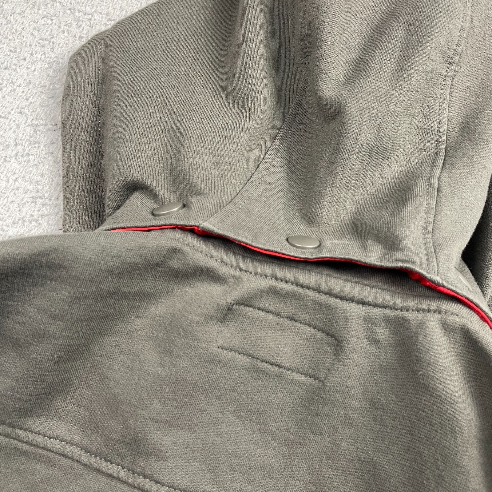 Orange Theory Hoodie Jacket Womens Small Gray Full Zip Hooded Fitness Sweatshirt