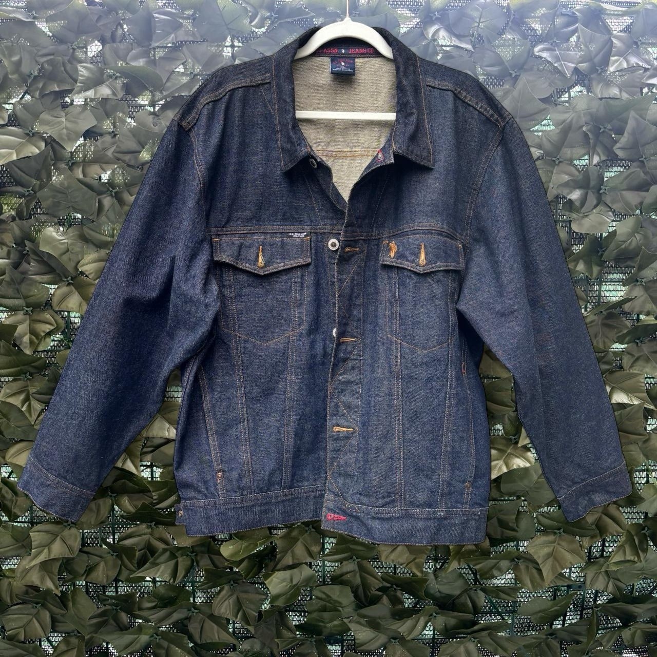 U.S. Polo Assn. Jeans Co. Denim Jacket XL Dark Wash Oversized Trucker Cotton