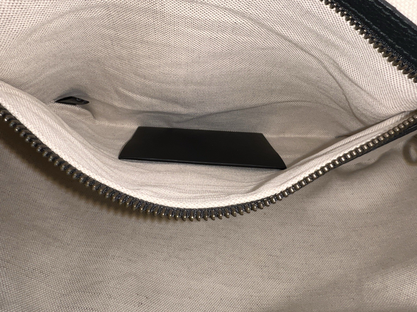 GUCCI Half Moon Hobo Shoulder Bag Calfskin leather Black
