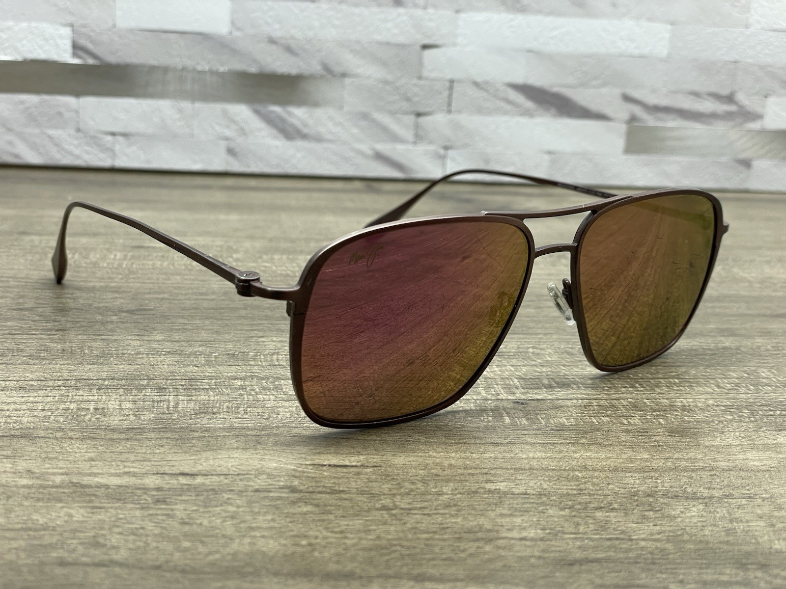MAUI JIM BEACHES MJ541-07M MATTE SATIN ROSE 57[]16-145 SUNGLASSES *FRAME ONLY