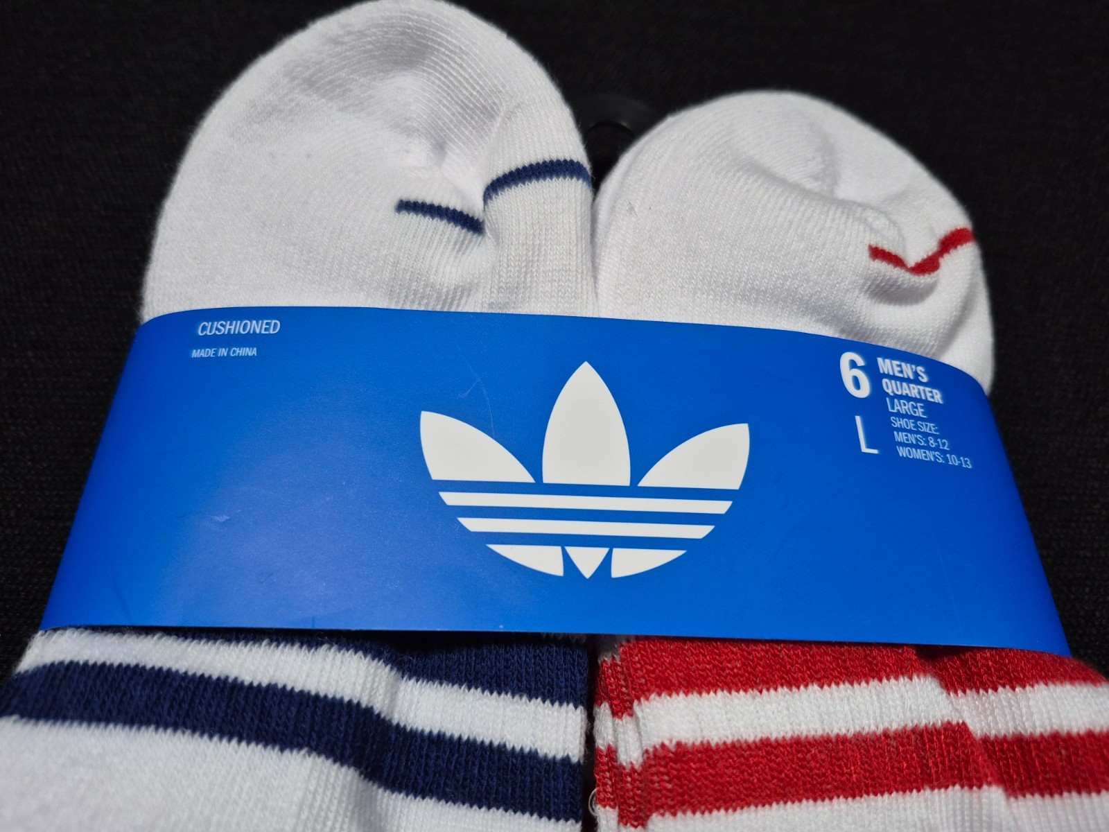 Adidas Men’s – Clima Cool Cushioned Quarter Sports 6 Prs Comfort Socks SZ 8-12