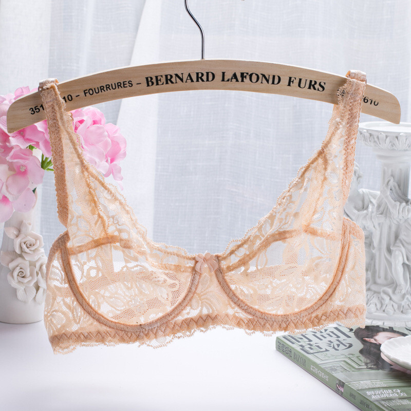 B C Cups 32 34 36 38 40 Size Women Lace Bra Underwire Non-Pad Push Up Lingerie
