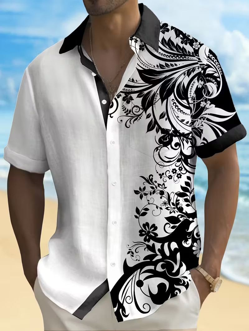Bohemian 3D Print Hawaiian Shirt – Adults & Youth