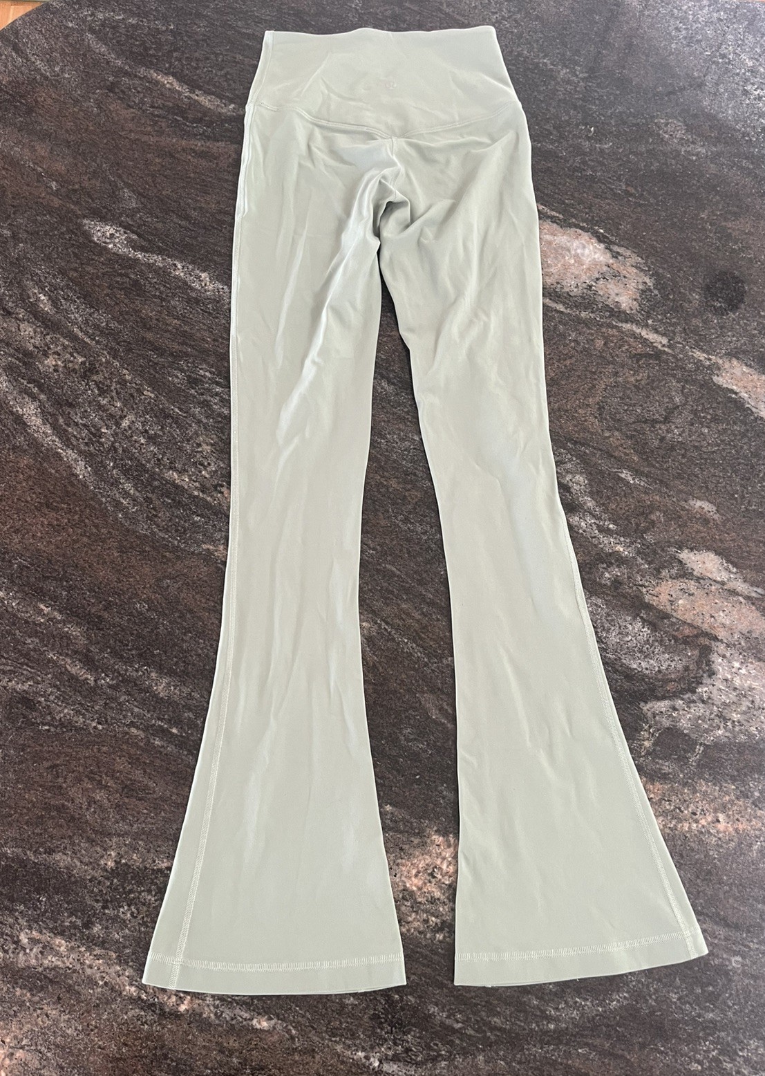 Lululemon Align High-Rise Mini-Flared Pants Palm Court Size 4 Green Leggings