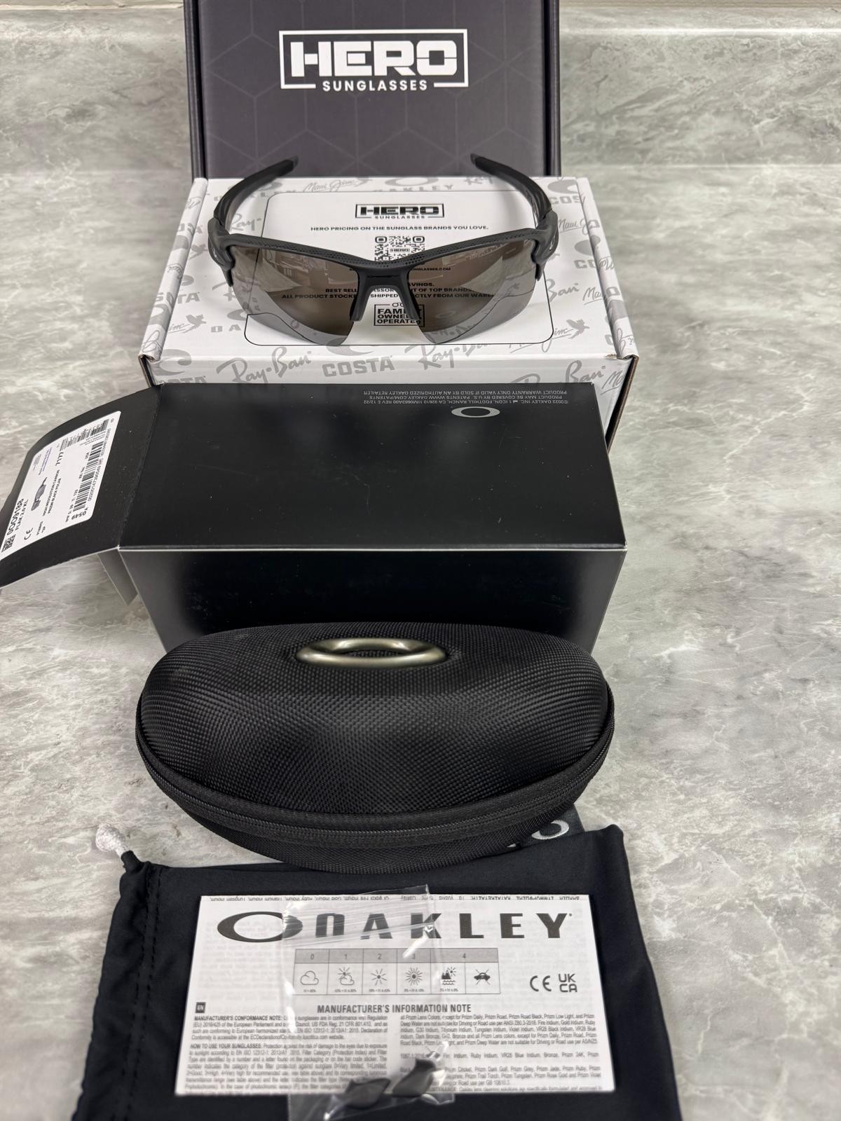 OAKLEY | NEW | FLAK 2.0 XL | 9188 – H3 | HIGH RESOLUTION CARBON | PRIZM BLACK