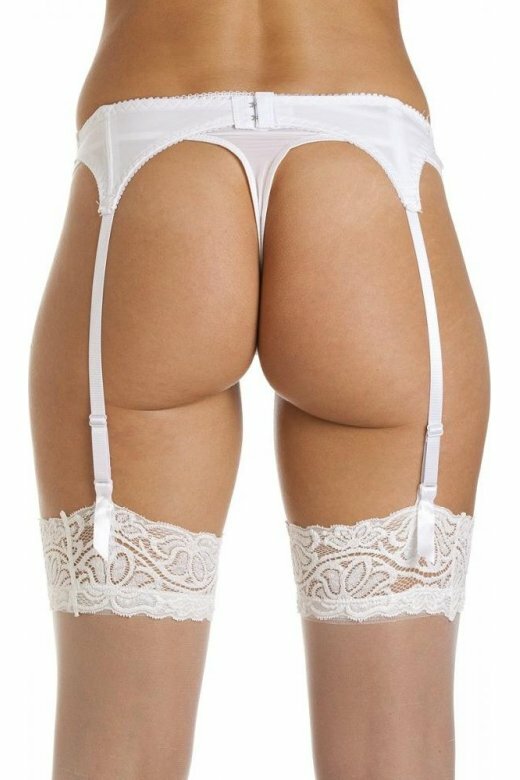 Pretty Lace Suspender Belt White/Red/Black. M/L or L/XL. New/Free Post