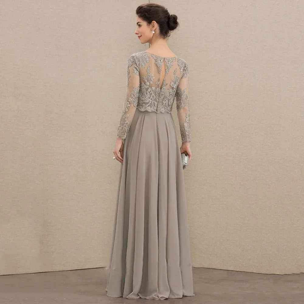 Customized Classic Mother Of The Bride Dresses Lace Appliques Sequined