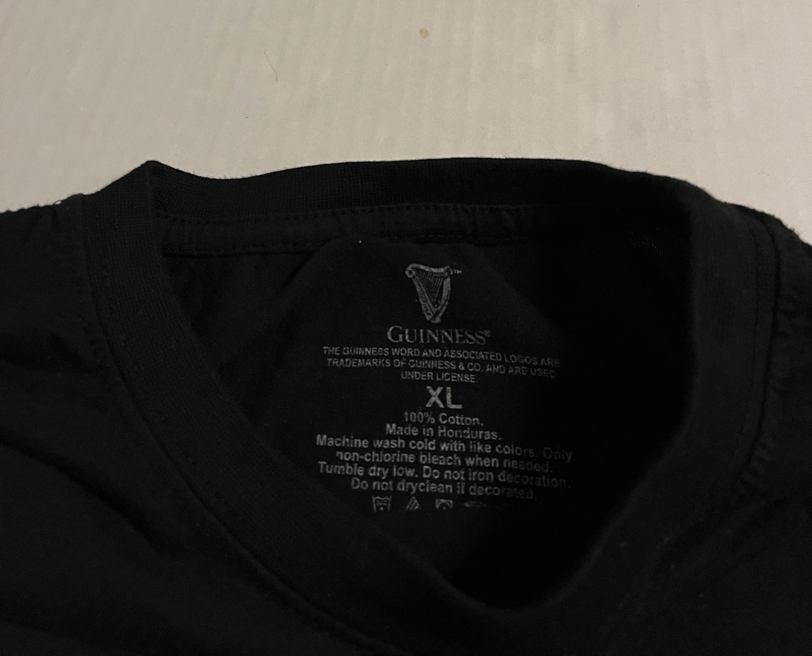 NEW Guinness Beer Turtle Harp Pint Graphic T-Shirt LARGE Black Gate Dublin Irish