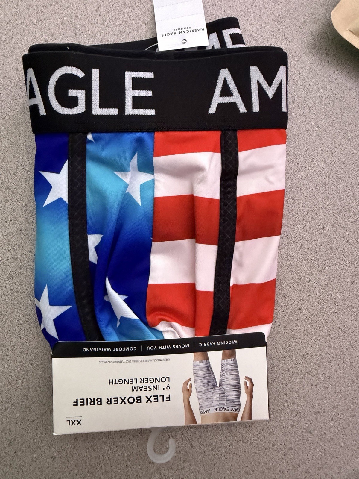 American Eagle Flex Boxer Brief 9” Inseam Longer Length Size XXL