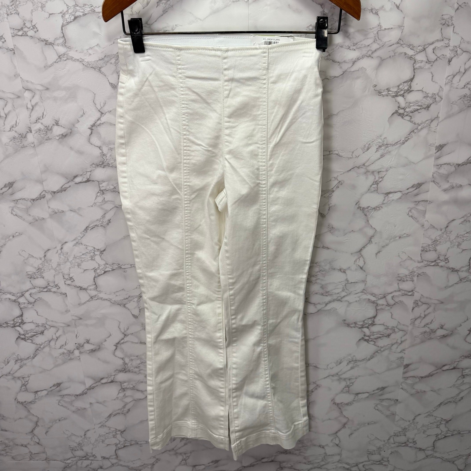 INC International Concepts Crop Jeans sz 4 White Denim NEW #G880