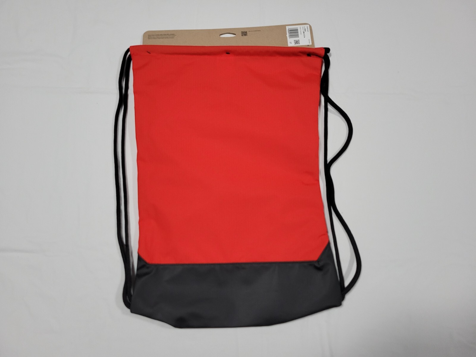 Nike Brasilia Drawstring Backpack Bag Training Gym Sports walk Sack Red-Black