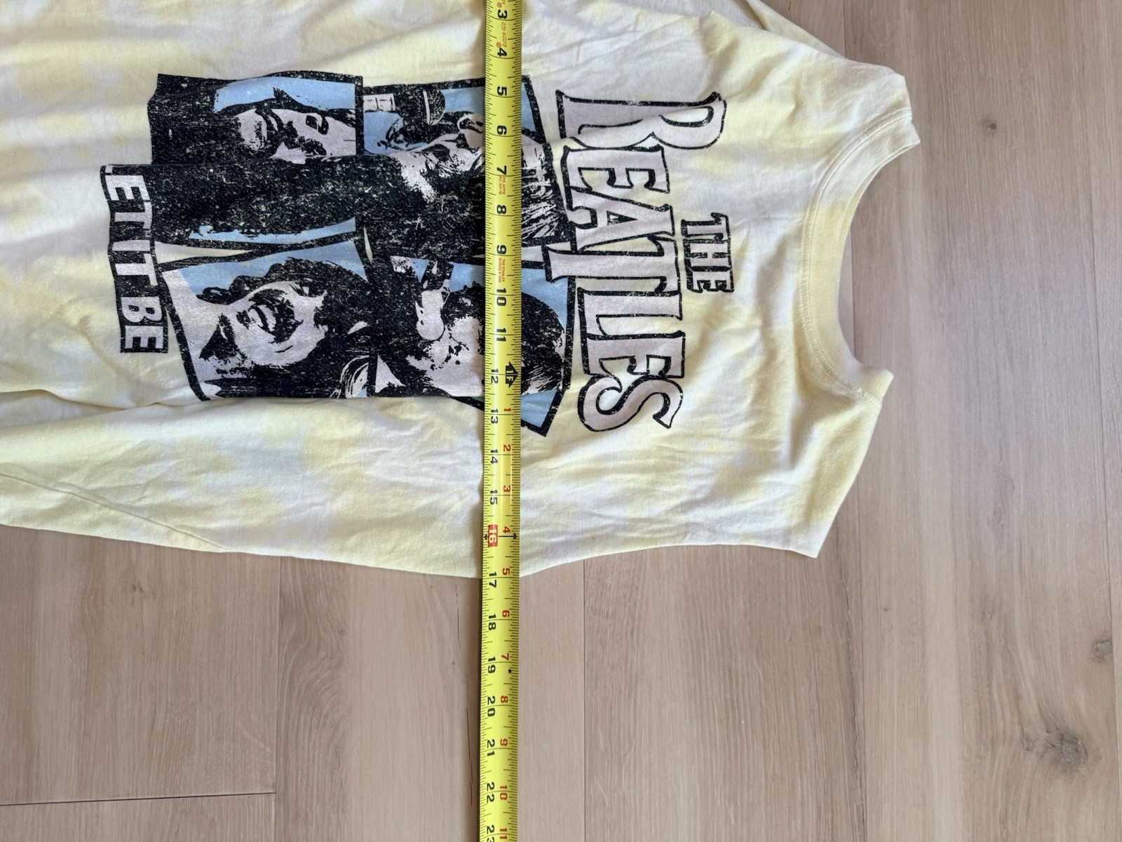 The Beatles Let It Be Tie Dye Muscle Tank Band Tee Size M