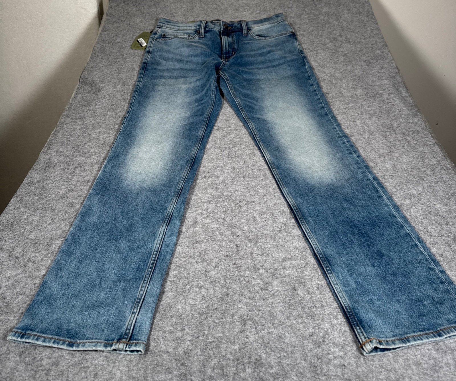 Goodfellow Mens Slim Straight Fit & Leg Jeans 32×34 Blue Medium Wash NEW