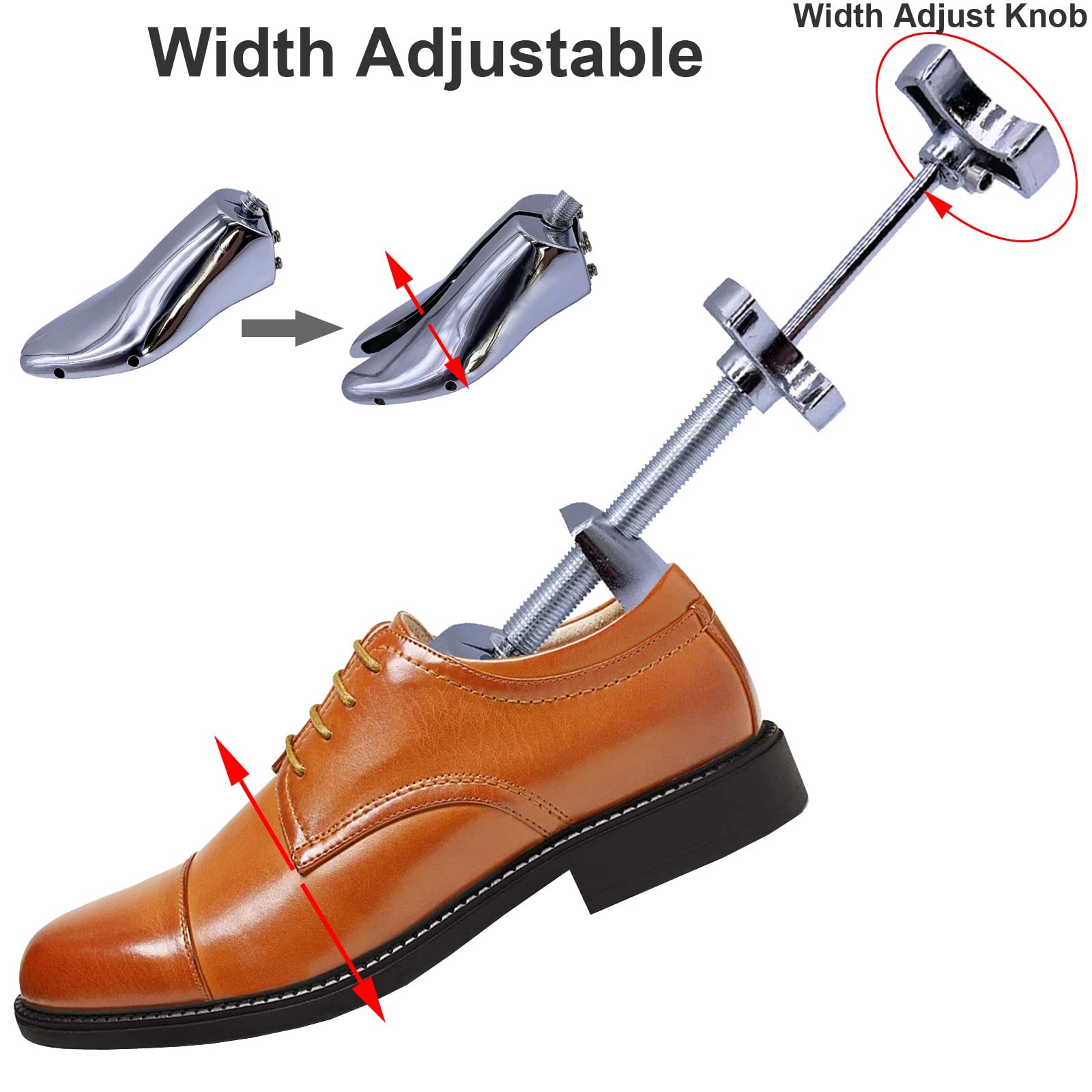 Professional Metal Shoe Stretcher Men USA Size 5-12 (EU 39-46) Flat Shoes Tre…