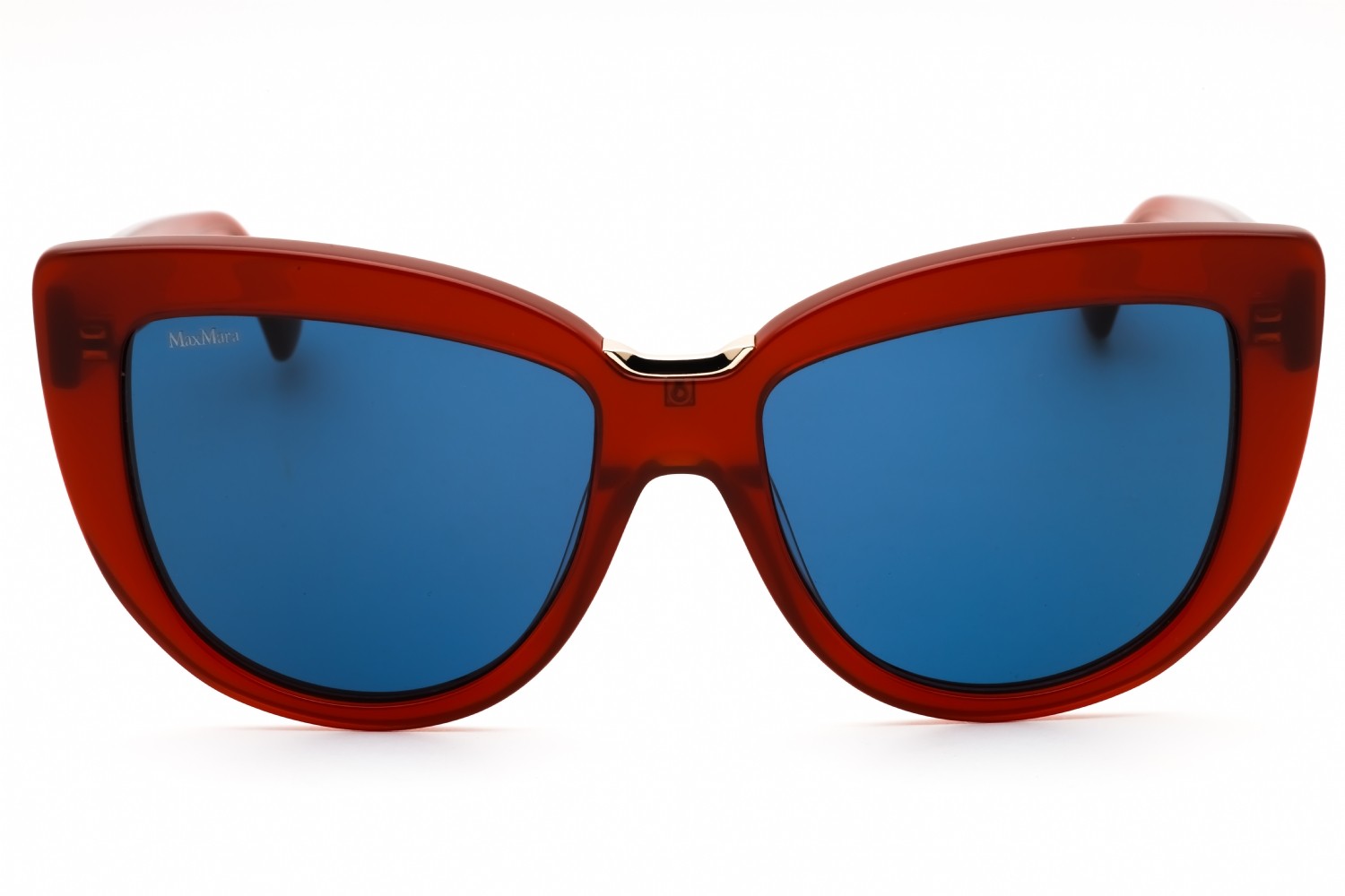 MAX MARA MM0076-68V-55 Sunglasses Size 55mm 140mm 17mm RED NEW SUNGLASSES NEW