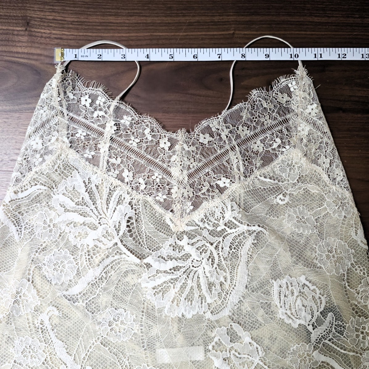 Tadashi Shoji Intimate Lace Cami Tap Shorts Pajama Set Ivory Bridal Sz XS