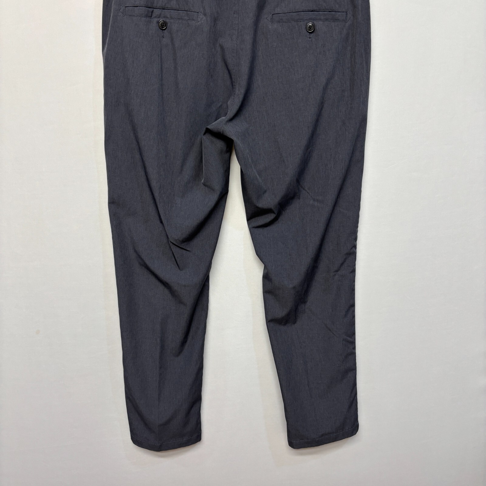 Travis Mathew Men Golf Performance Pants Size 34 (34×30) Gray Flat Front C002 28