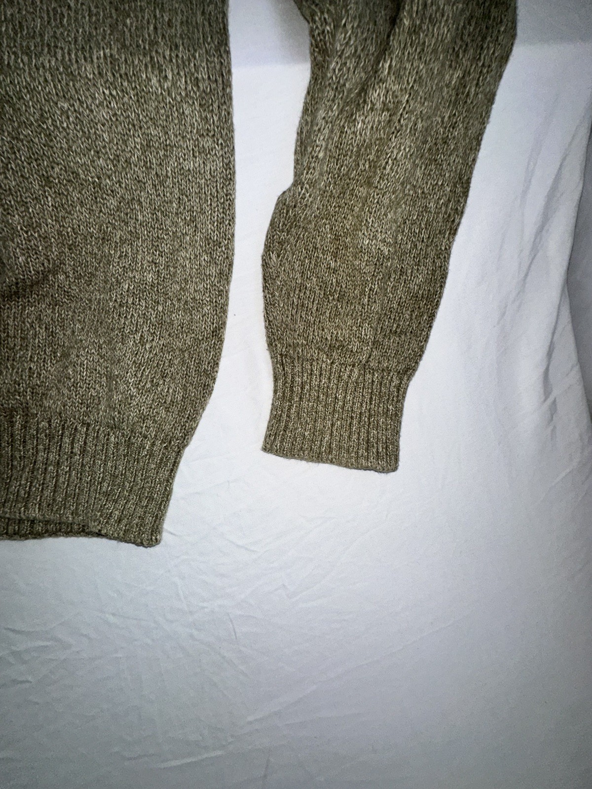 CHAPS Mens Lg Cardigan Sweater Cotton 3 Buttons Henley Elbow Pads Preppy Classic