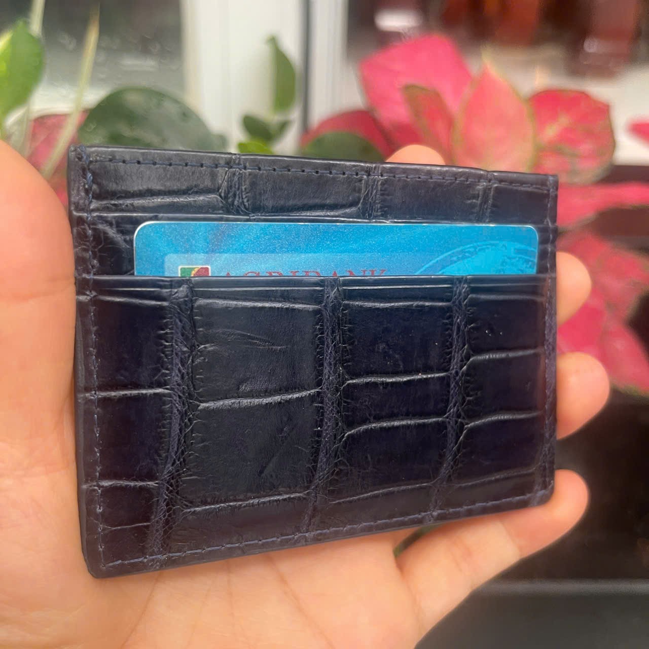 GENUINE LEATHER SKIN CREDIT CARD HOLDER/ WALLET CARD HOLDER FOR MEN