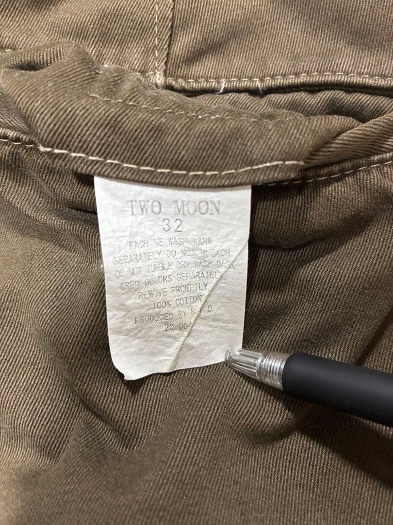 Two Moon Chino Shorts Olive Green Size M Men’s Half Pants