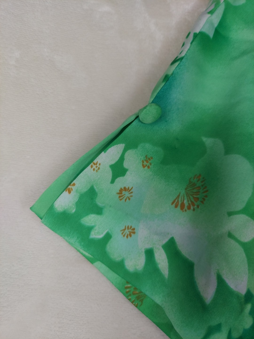 VTG 60s Malihini Hawaii shift/day dress Womens 6 Green Summer Occasions Resort