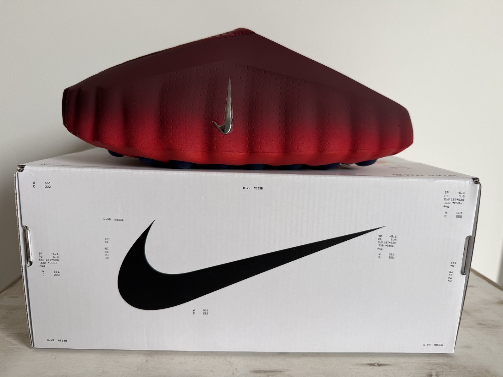 NIKE MIND 001 SLIDE TEAM RED Men US11 ✅AUTHENTIC ✅NEW ✅EXPRESS SHIPPING