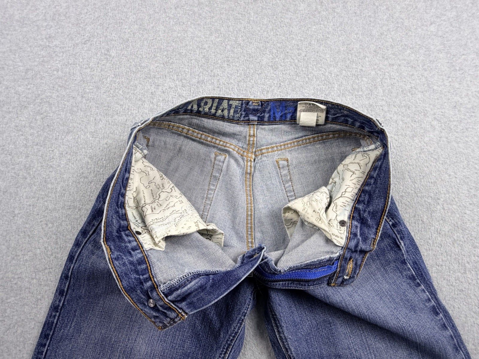 Ariat M2 Relaxed Boot Cut Jeans Mens 30×32 Blue Denim Cowboy Western Workwear